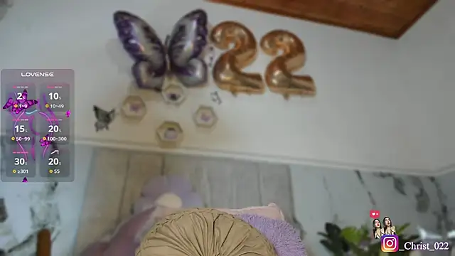 christal cutee online show from May 11, 2026, 8:31 am