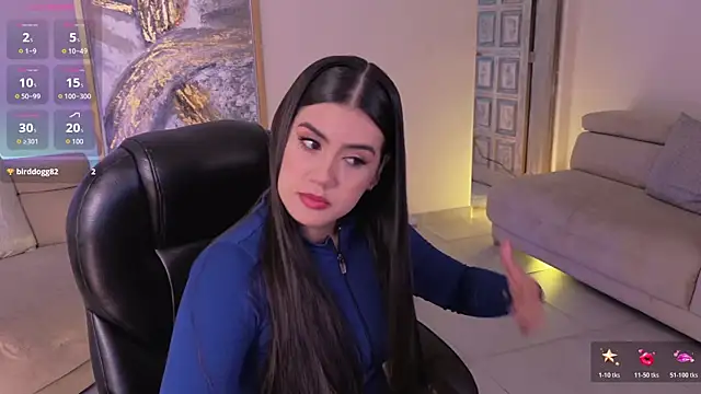 AngelicaVega online show from July 17, 2026, 8:03 pm