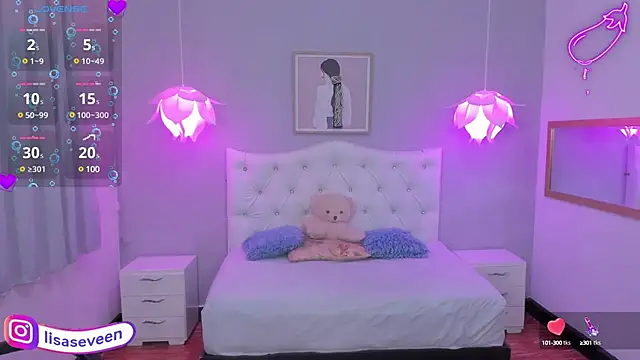 Lisa7 7 online show from February 8, 2025, 3:10 pm