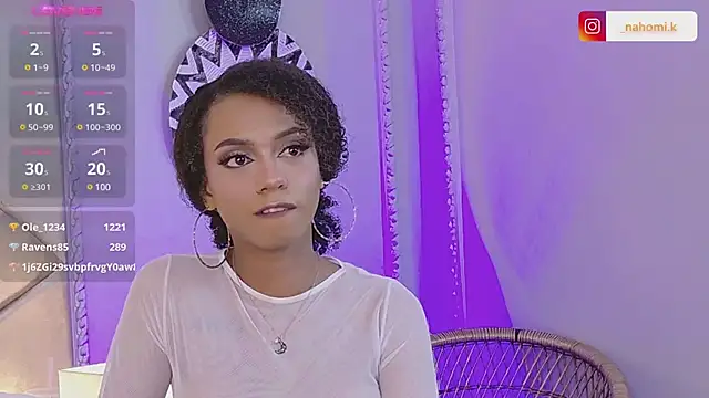 Snapshot of Nahomi_King chatting on January 25, 2025, 7:39 pm Nahomi King online show from January 25, 2025, 7:39 pm