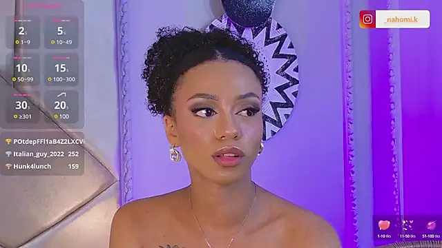 Snapshot of Nahomi_King chatting on February 14, 2025, 4:20 pm Nahomi King online show from February 14, 2025, 4:20 pm