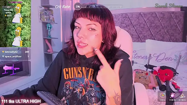 Sarah-Stoner online show from March 10, 2025, 9:40 pm