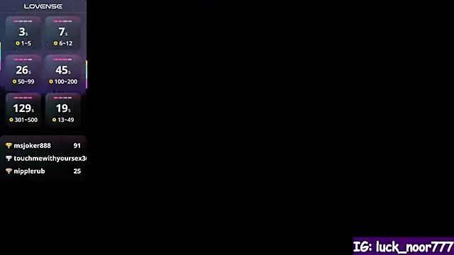 Snapshot of luck_noor7 chatting on September 12, 2025, 4:12 am luck noor7 online show from September 12, 2025, 4:12 am