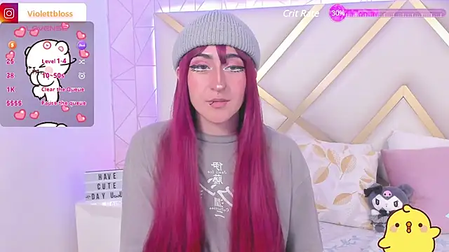 Violettbloss online show from December 4, 2024, 1:25 am