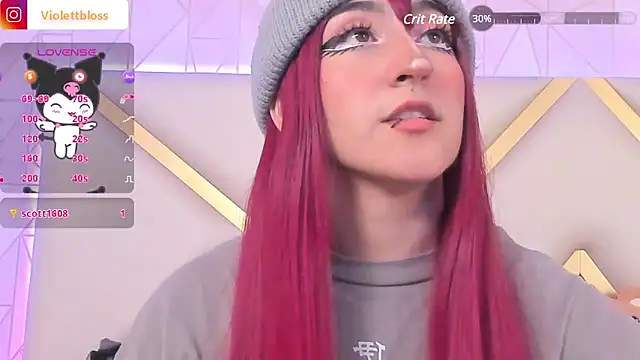 Violettbloss online show from February 12, 2025, 9:11 pm