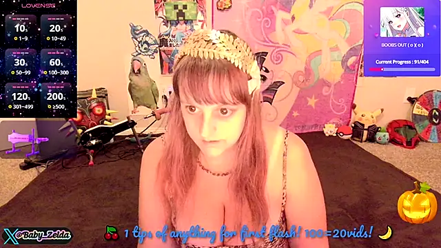 Snapshot of BabyZelda chatting on October 31, 2025, 4:02 am BabyZelda online show from October 31, 2025, 4:02 am