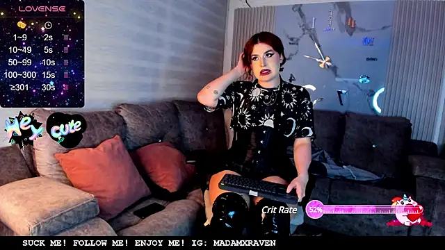 Madamxraven online show from March 13, 2025, 6:58 am