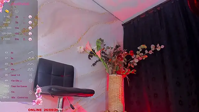 Karla-Ebony online show from September 26, 2025, 1:15 pm