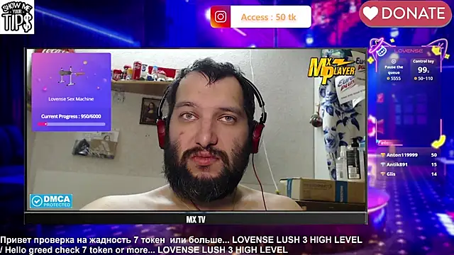 BISEXGOOD777 online show from May 7, 2026, 10:48 pm