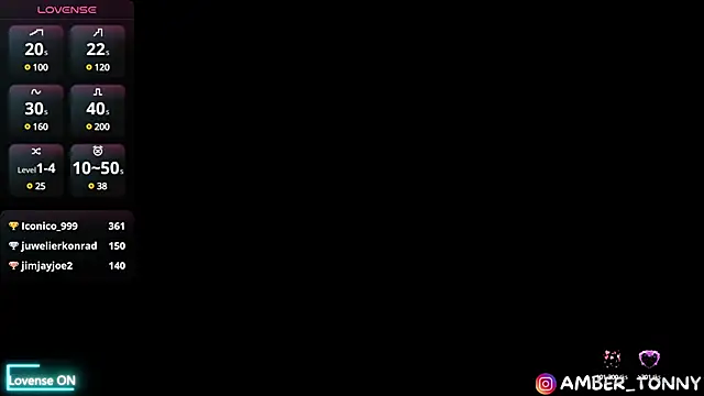 amber tonny25 online show from January 22, 2025, 2:56 pm