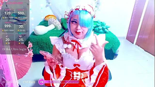 MilkyXSakura online show from December 16, 2024, 2:57 am