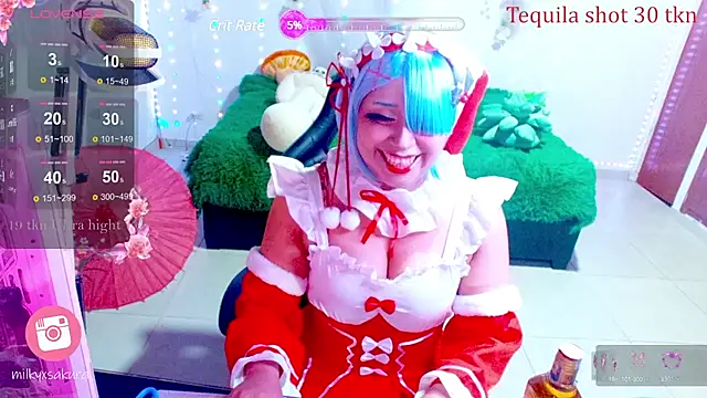 MilkyXSakura online show from December 27, 2024, 2:36 am
