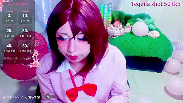 MilkyXSakura online show from February 9, 2025, 2:28 am