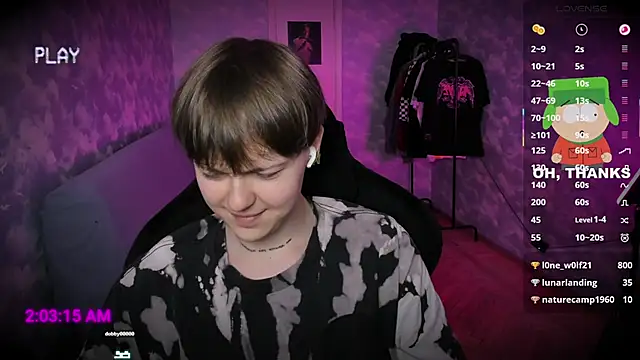 Snapshot of charonbaby1 chatting on February 19, 2025, 11:04 pm charonbaby1 online show from February 19, 2025, 11:04 pm