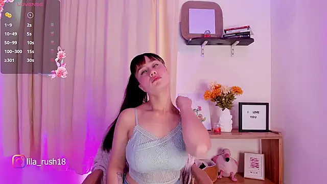 lila rush online show from October 6, 2025, 9:01 pm