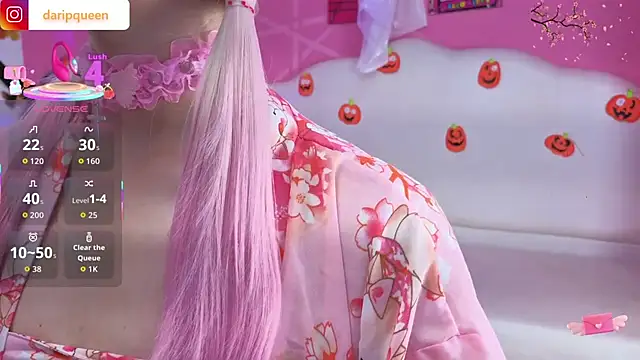 DaripQueen online show from October 27, 2025, 2:43 pm