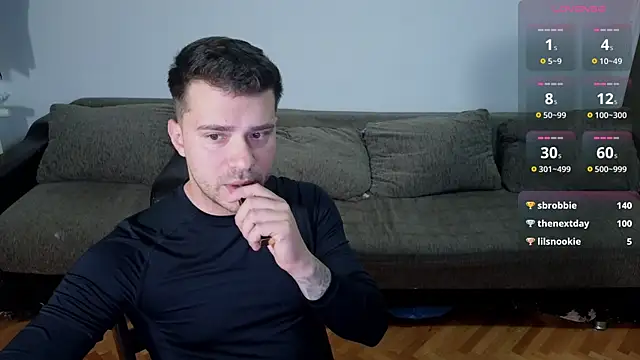 Snapshot of JohnnyStepBro chatting on October 23, 2025, 4:50 pm JohnnyStepBro online show from October 23, 2025, 4:50 pm