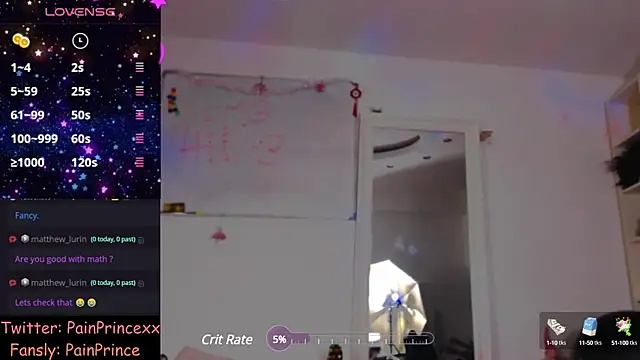 pain princee online show from December 25, 2024, 6:09 pm