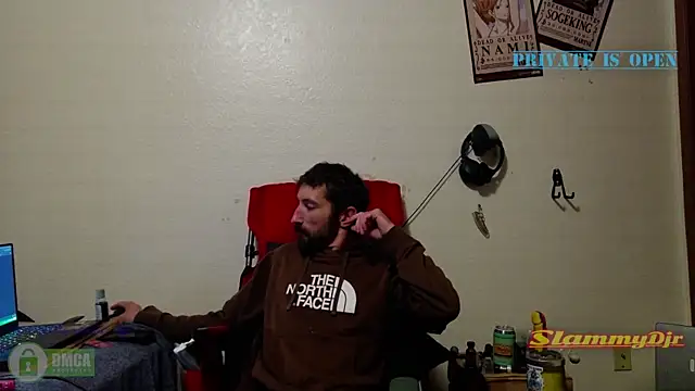 Snapshot of SlammyDjr chatting on July 4, 2026, 9:15 am SlammyDjr online show from July 4, 2026, 9:15 am
