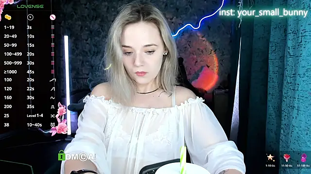 Your small bunny online show from July 18, 2026, 2:05 am