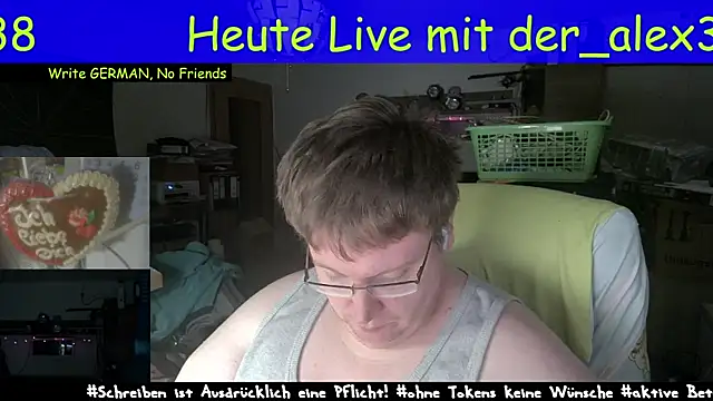der alex38 online show from March 20, 2025, 8:08 pm
