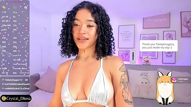 Snapshot of Crystal_Dluna chatting on January 23, 2025, 3:32 pm Crystal Dluna online show from January 23, 2025, 3:32 pm