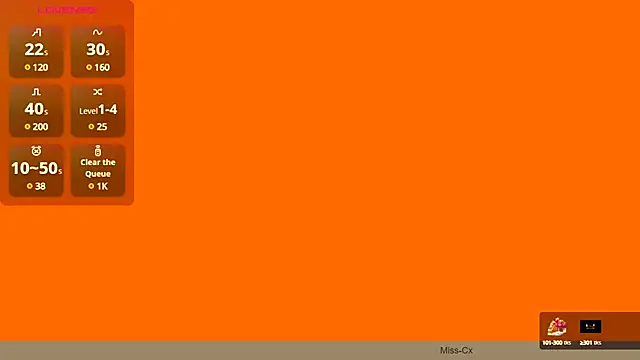 Miss-Cx online show from February 9, 2025, 7:09 pm