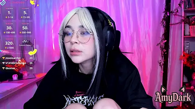  AmyDark online show from November 30, 2025, 12:25 am