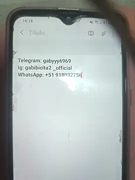 gabycita2 online show from October 30, 2025, 9:15 pm