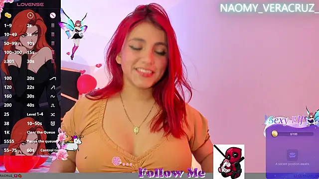 Naomy veracruz  online show from March 12, 2025, 8:10 pm