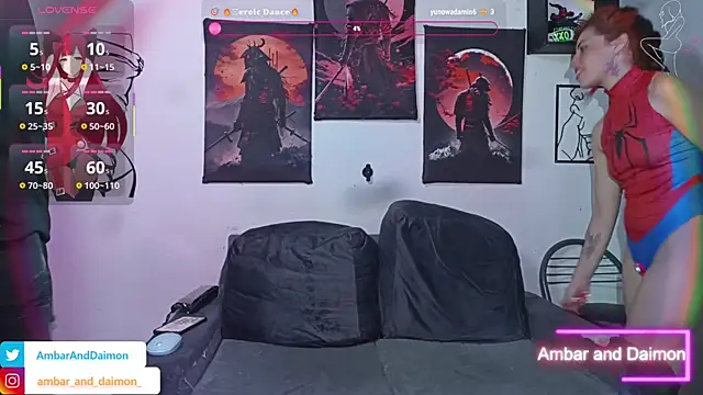 Ambar and daimon  online show from October 24, 2025, 7:38 am