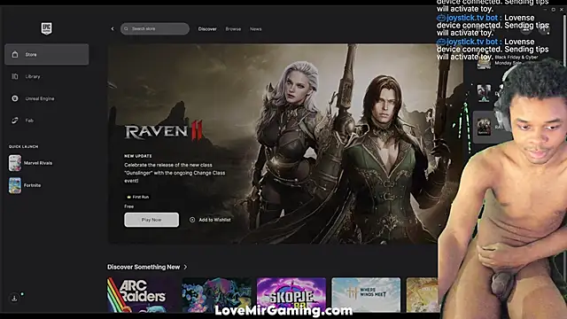 lovemirgaming online show from November 21, 2025, 9:24 pm