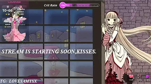 Lovelyamyy online show from June 18, 2026, 1:04 pm