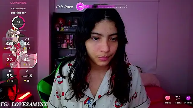 Lovelyamyy online show from June 19, 2026, 2:16 am