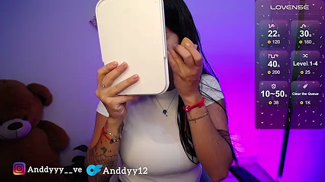 Anddyy   online show from April 19, 2026, 4:50 pm