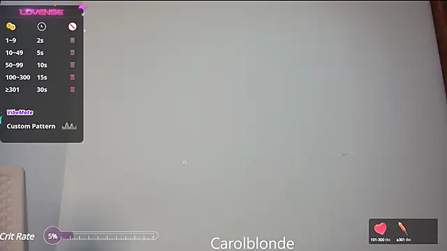 Carolblonde online show from February 9, 2025, 2:17 am