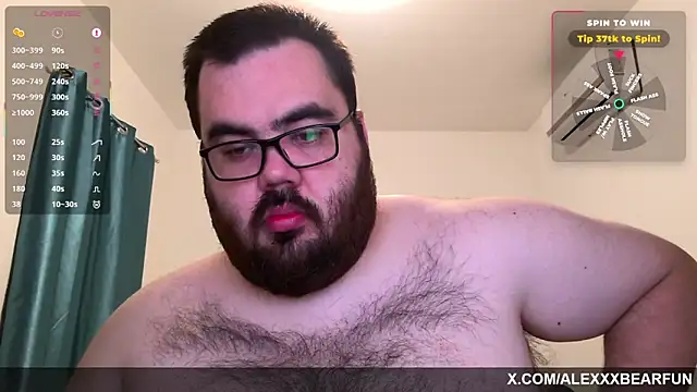 alexxxbear online show from February 22, 2026, 9:24 pm