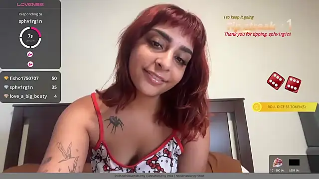 heavenssbunny online show from August 6, 2026, 7:16 pm