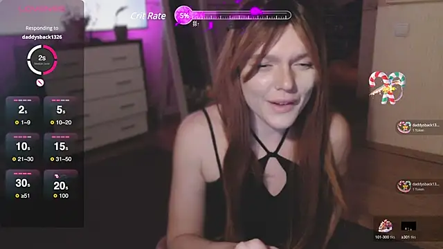 CherryRed Girl online show from March 22, 2025, 1:54 am