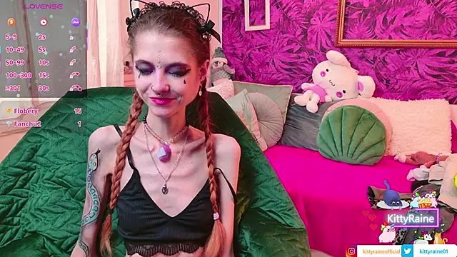 KittyRaine online show from February 19, 2026, 1:07 pm