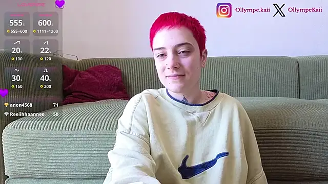 OllympeKaii online show from April 25, 2026, 10:29 am
