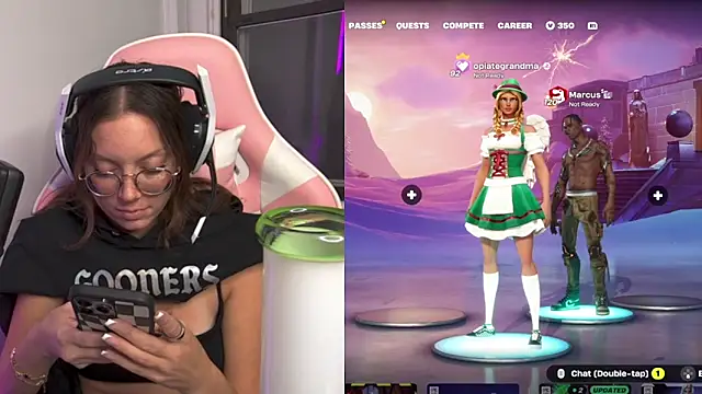 Snapshot of SpaceCowWhore chatting on October 10, 2025, 4:33 am SpaceCowWhore online show from October 10, 2025, 4:33 am