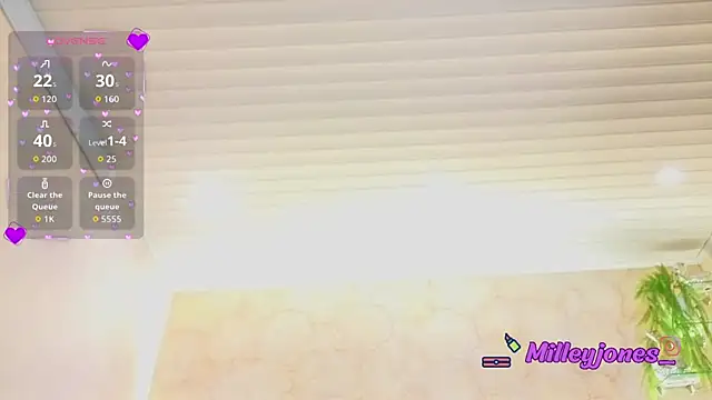 Snapshot of MilleyJones chatting on June 10, 2026, 12:26 pm MilleyJones online show from June 10, 2026, 12:26 pm