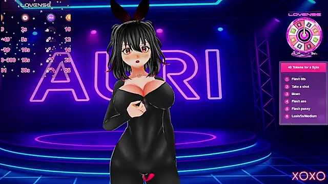 Auri Hikaru online show from September 10, 2025, 10:43 pm