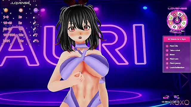 Auri Hikaru online show from October 1, 2025, 4:35 pm