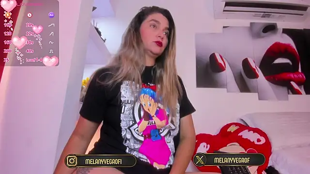 MelanyVegas online show from January 16, 2026, 8:40 am