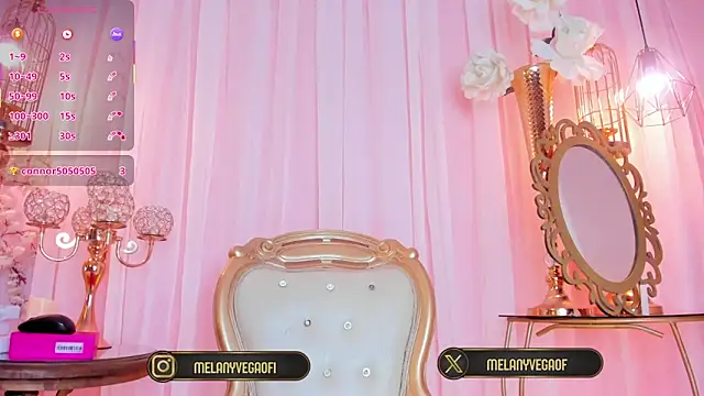 MelanyVegas online show from March 10, 2026, 9:03 am