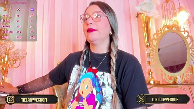 MelanyVegas online show from March 19, 2026, 10:41 am