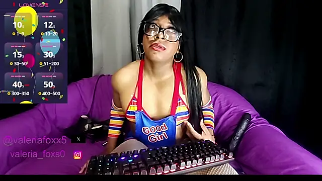 Snapshot of valeriafoxx3 chatting on October 27, 2025, 11:41 pm valeriafoxx3 online show from October 27, 2025, 11:41 pm