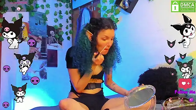 Bluedarkelf888 online show from July 12, 2026, 10:45 pm